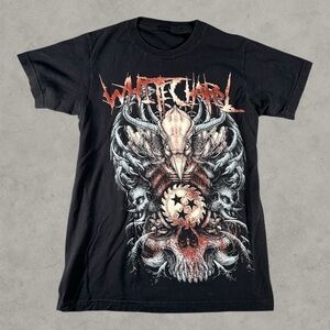 Whitechapel Shirt Mens Small Black Y2K Deathcore Band Gothic Metal Tour Tee
